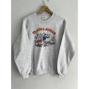 Vintage 90s Trauma Junkie Sweater Humor Parody crewneck